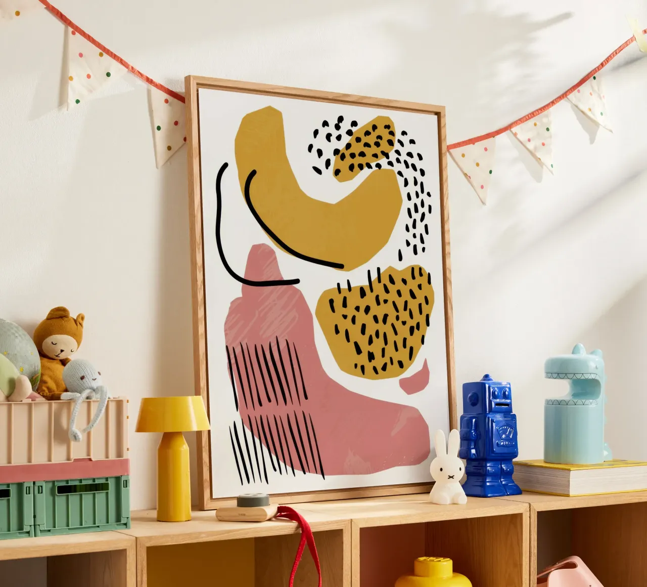 Abstract Shape Dance Acryl-Glas von Lyra Glaze