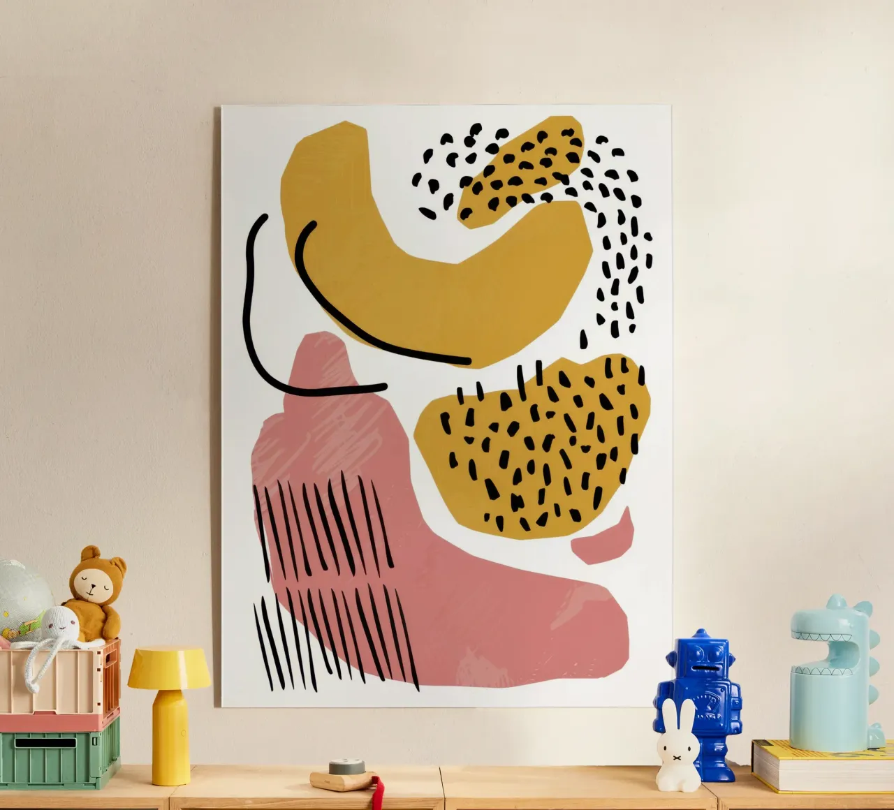 Abstract Shape Dance plexiglass da Lyra Glaze