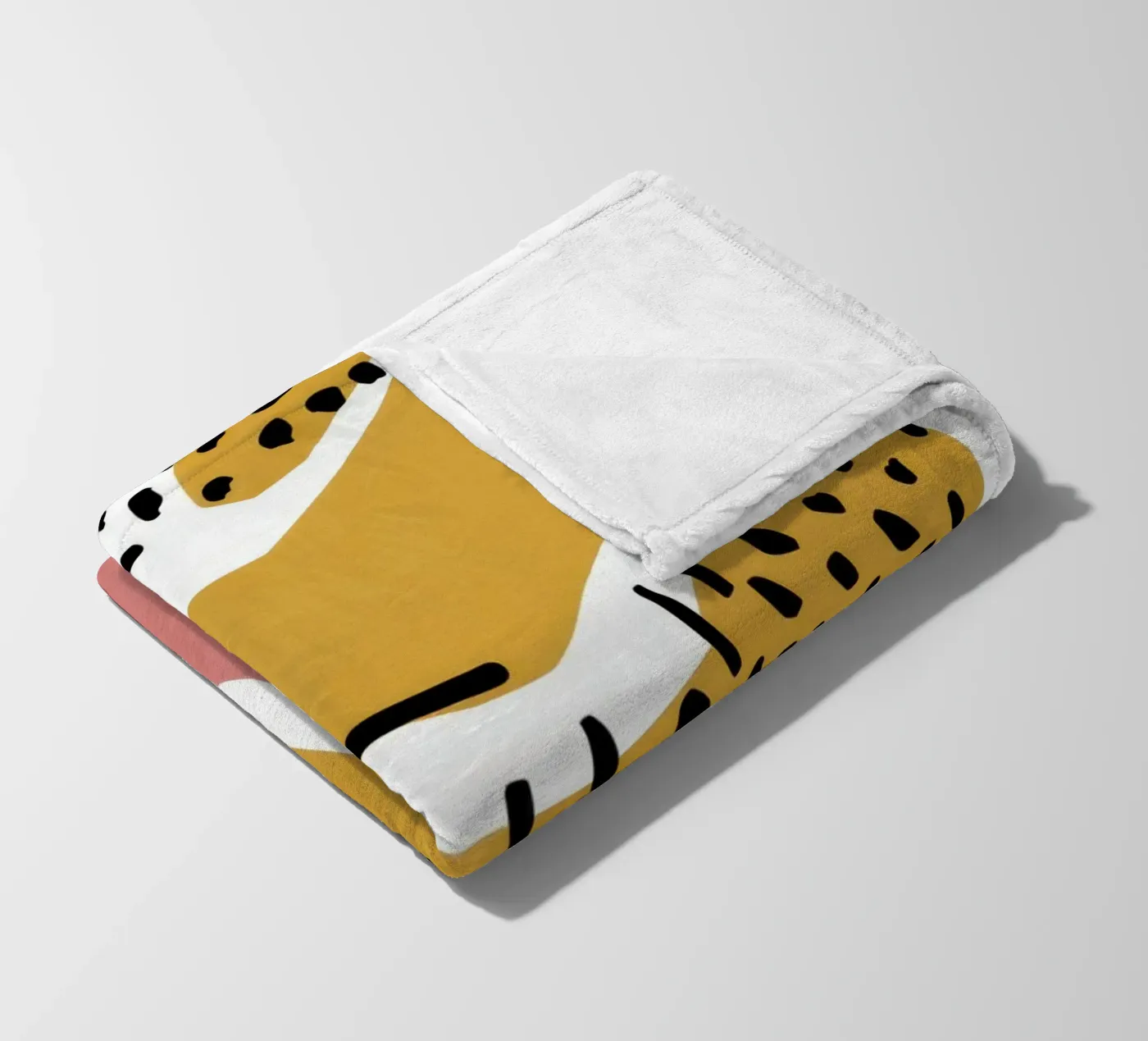 Abstracte vorm dans fleecedeken van Lyra Glaze