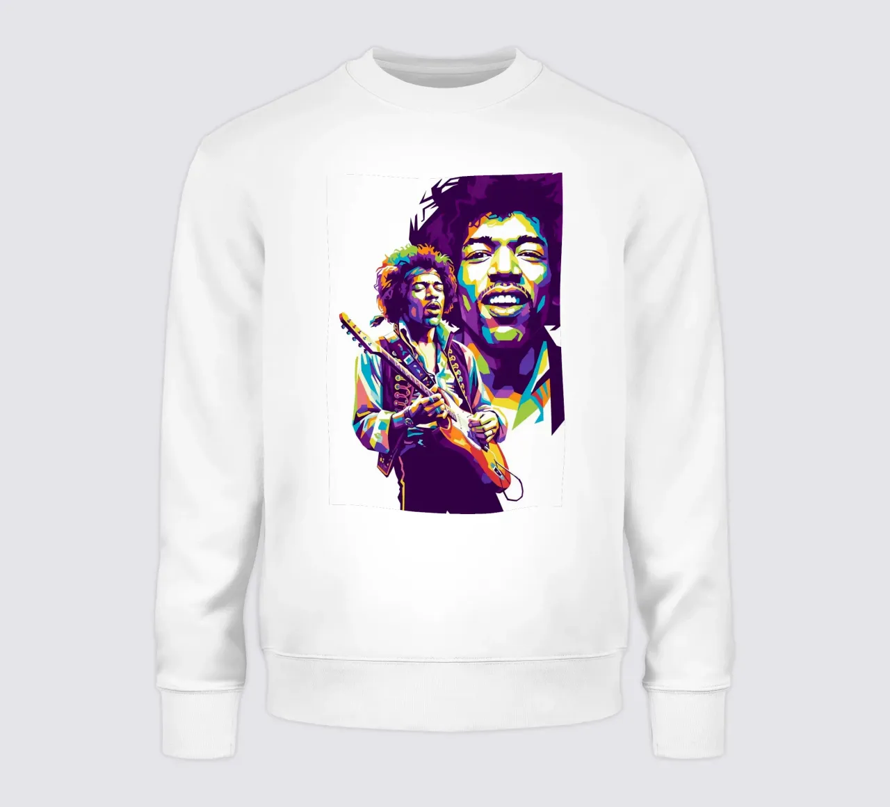Ritratto pop art di Jimi Hendrix #3 felpa da Hantamrata