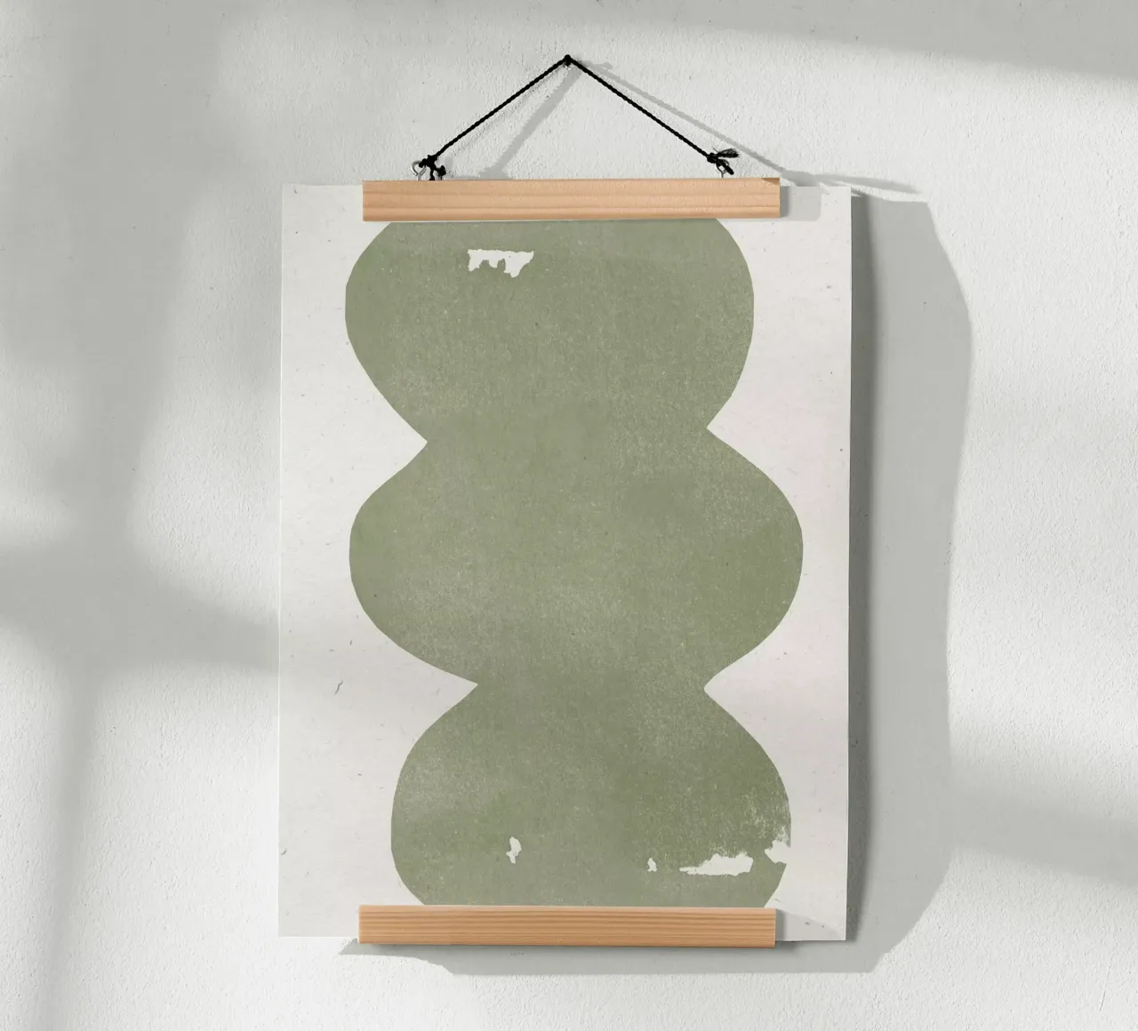 Verde Semplice Retrò carta hahnemühle da The Miuus Studio