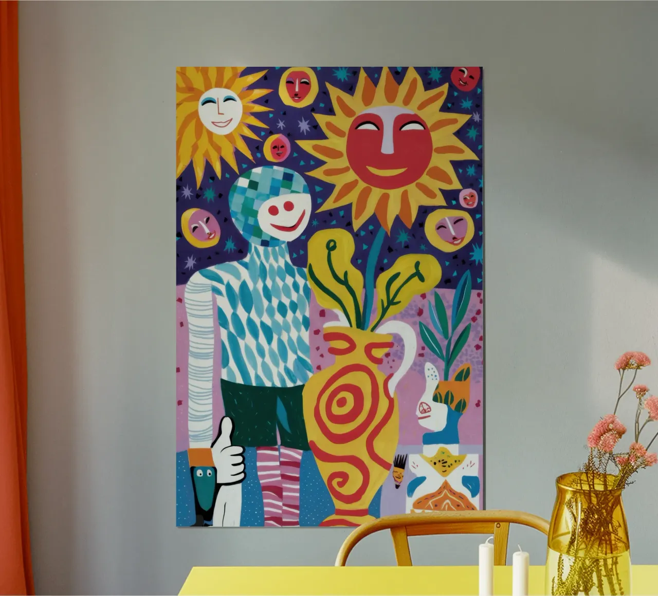 Persone psichedeliche del sole poster da Lyra Glaze