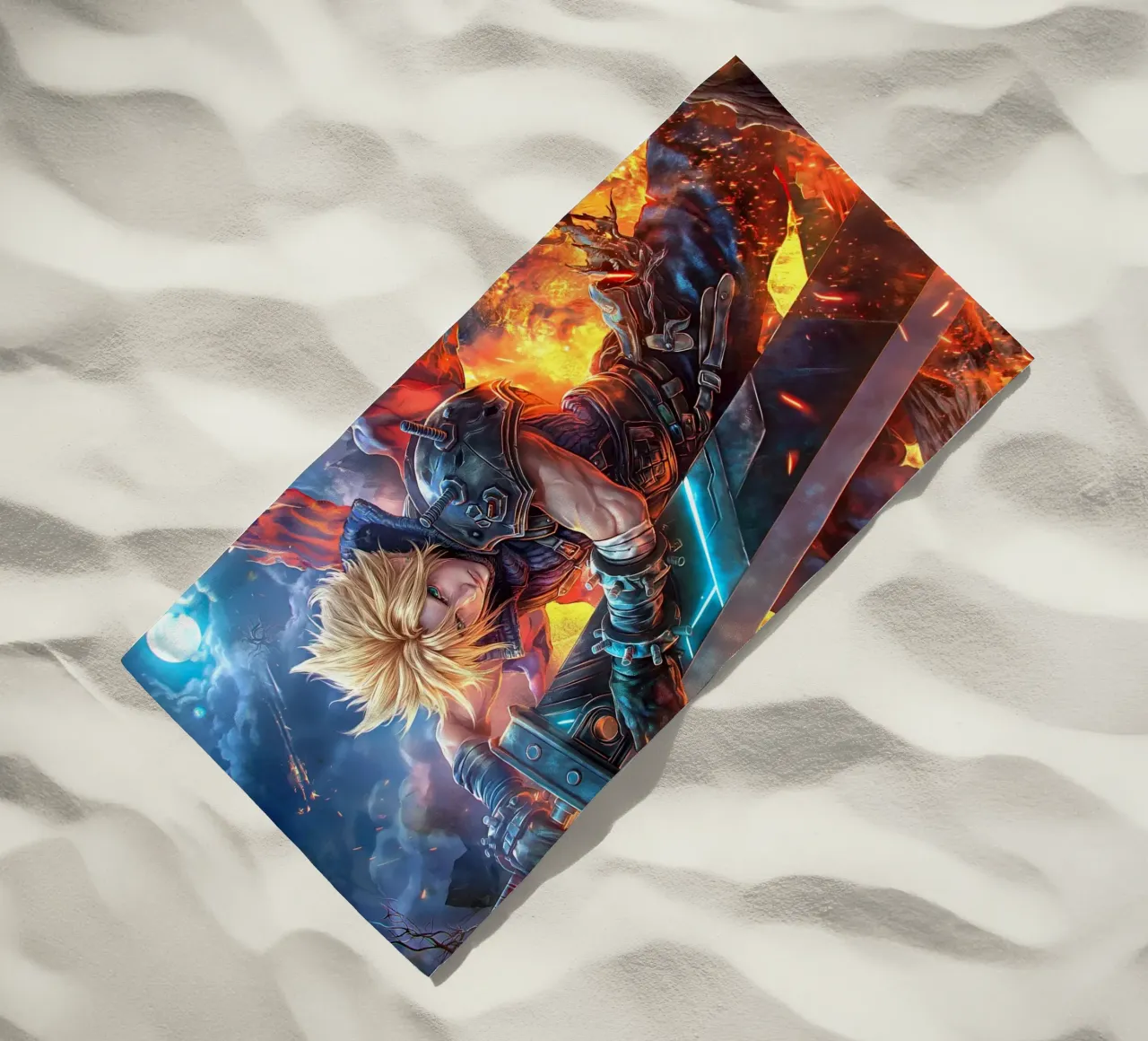 Cloud Strife Final Fantasy VII FF7 telo mare da Fleur de Lys