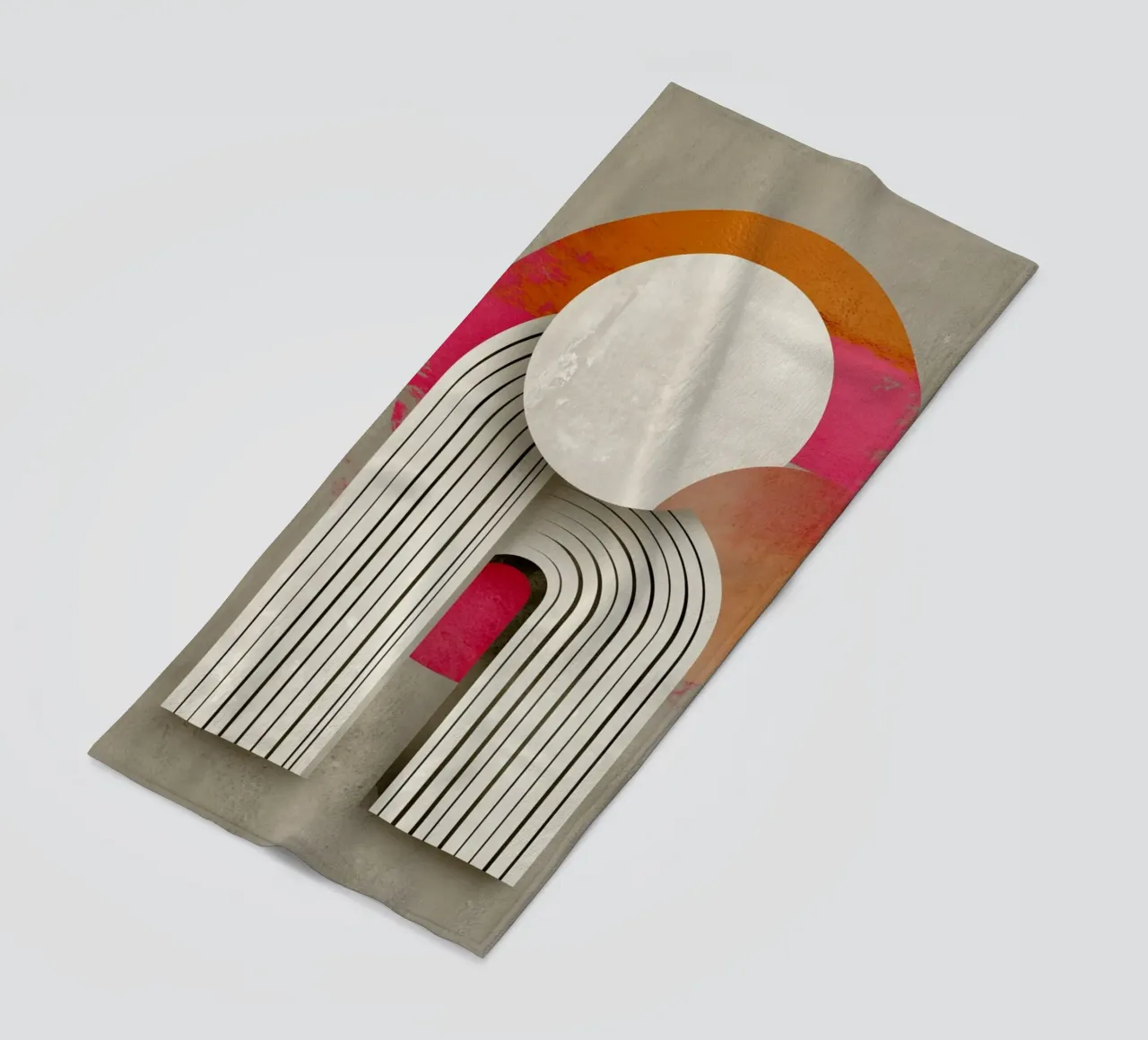 Creative circle formation telo mare da Carinaprint