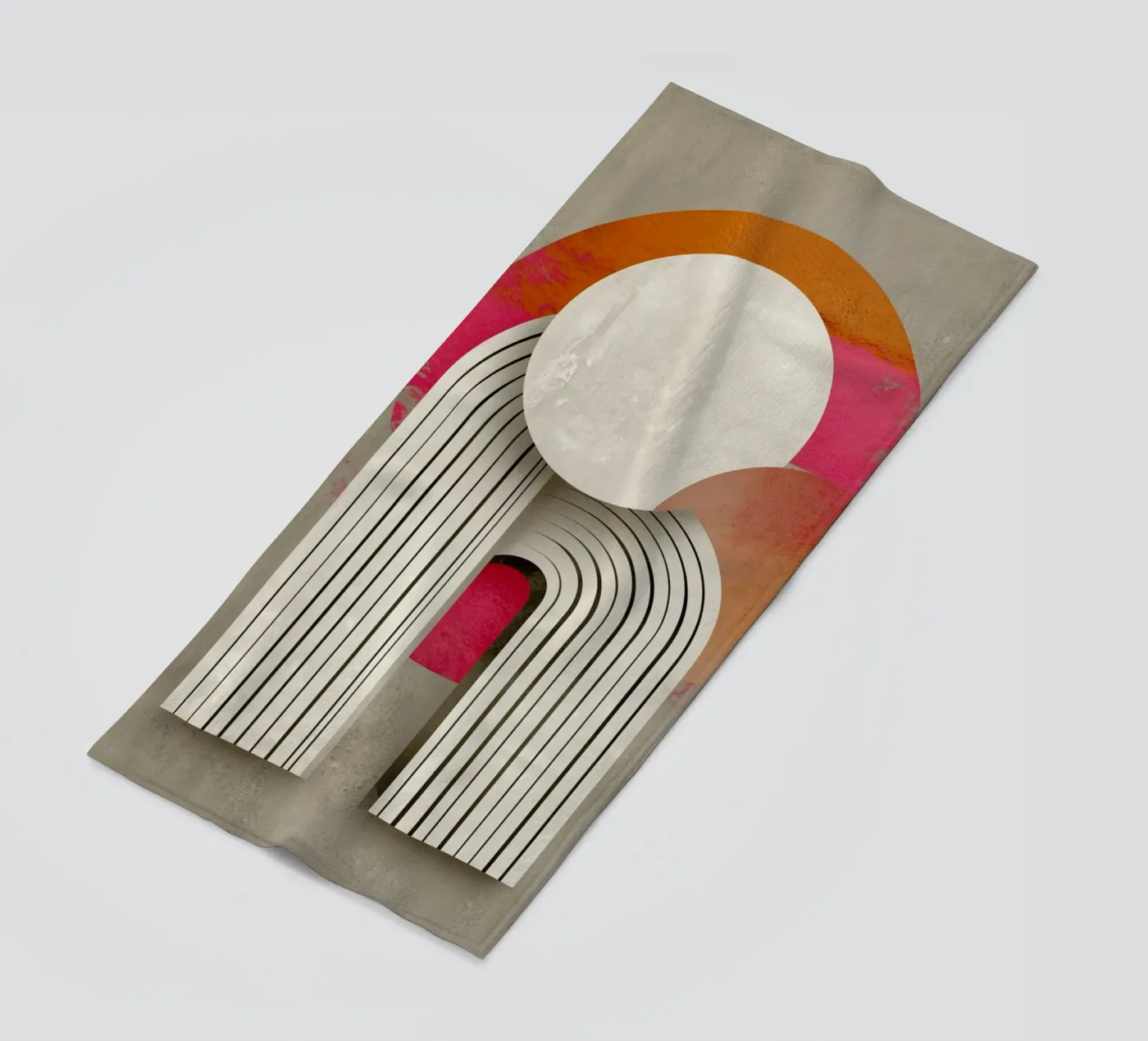 Création d'un cercle créatif serviette de plage de Carinaprint