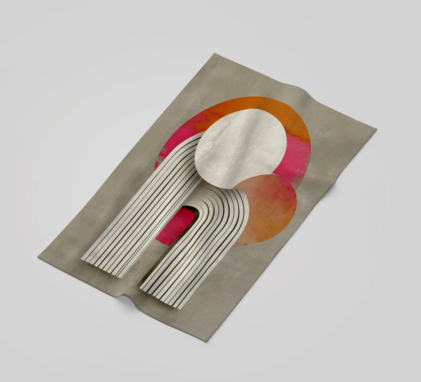 Création d'un cercle créatif serviette de plage de Carinaprint