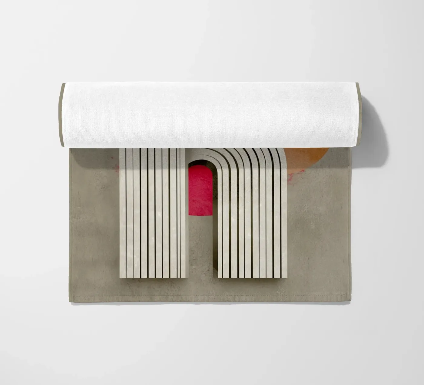 Création d'un cercle créatif serviette de plage de Carinaprint