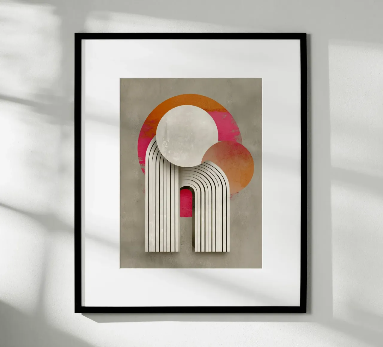 Creatieve cirkelvorming poster van Carinaprint