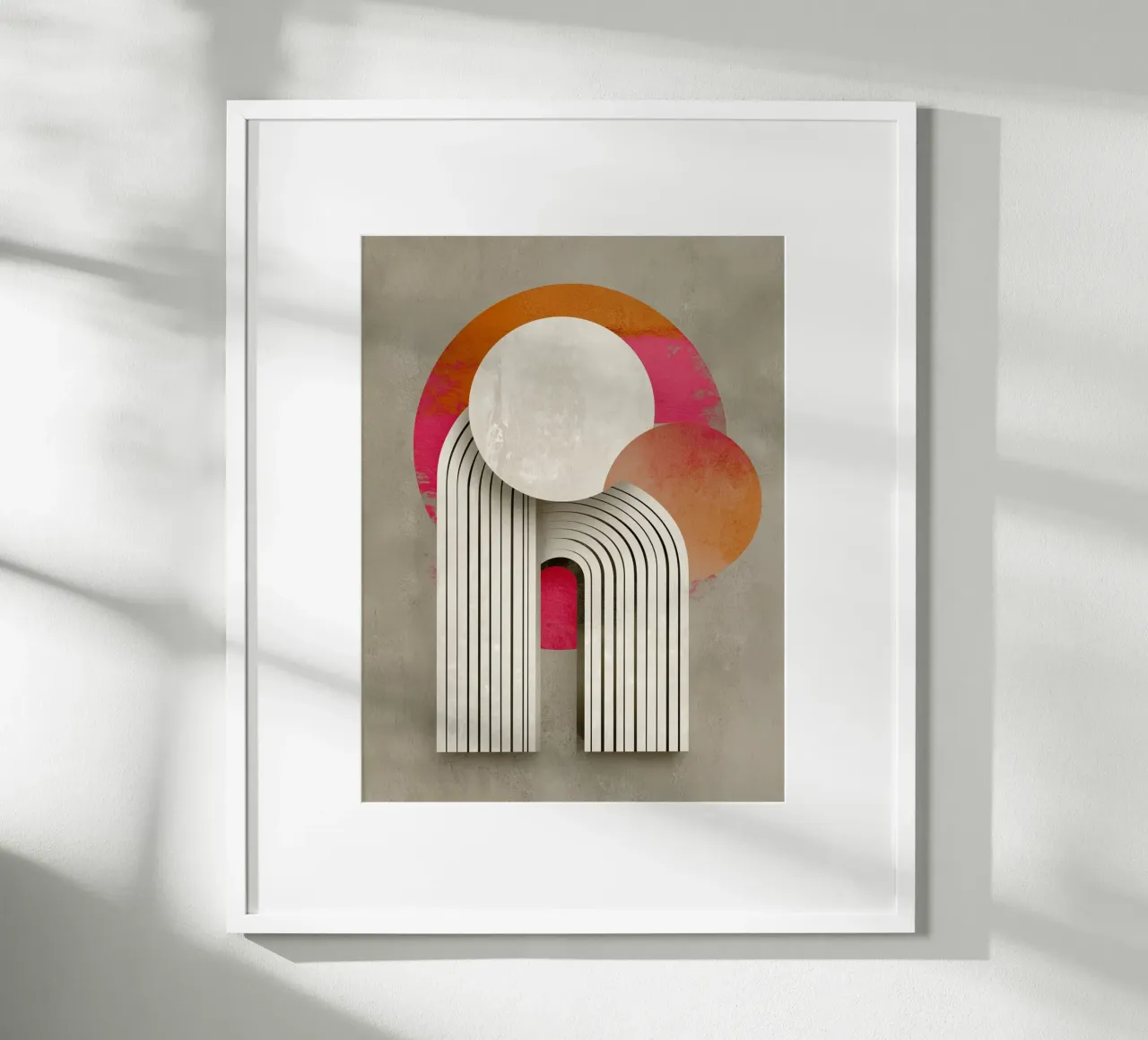 Creatieve cirkelvorming poster van Carinaprint