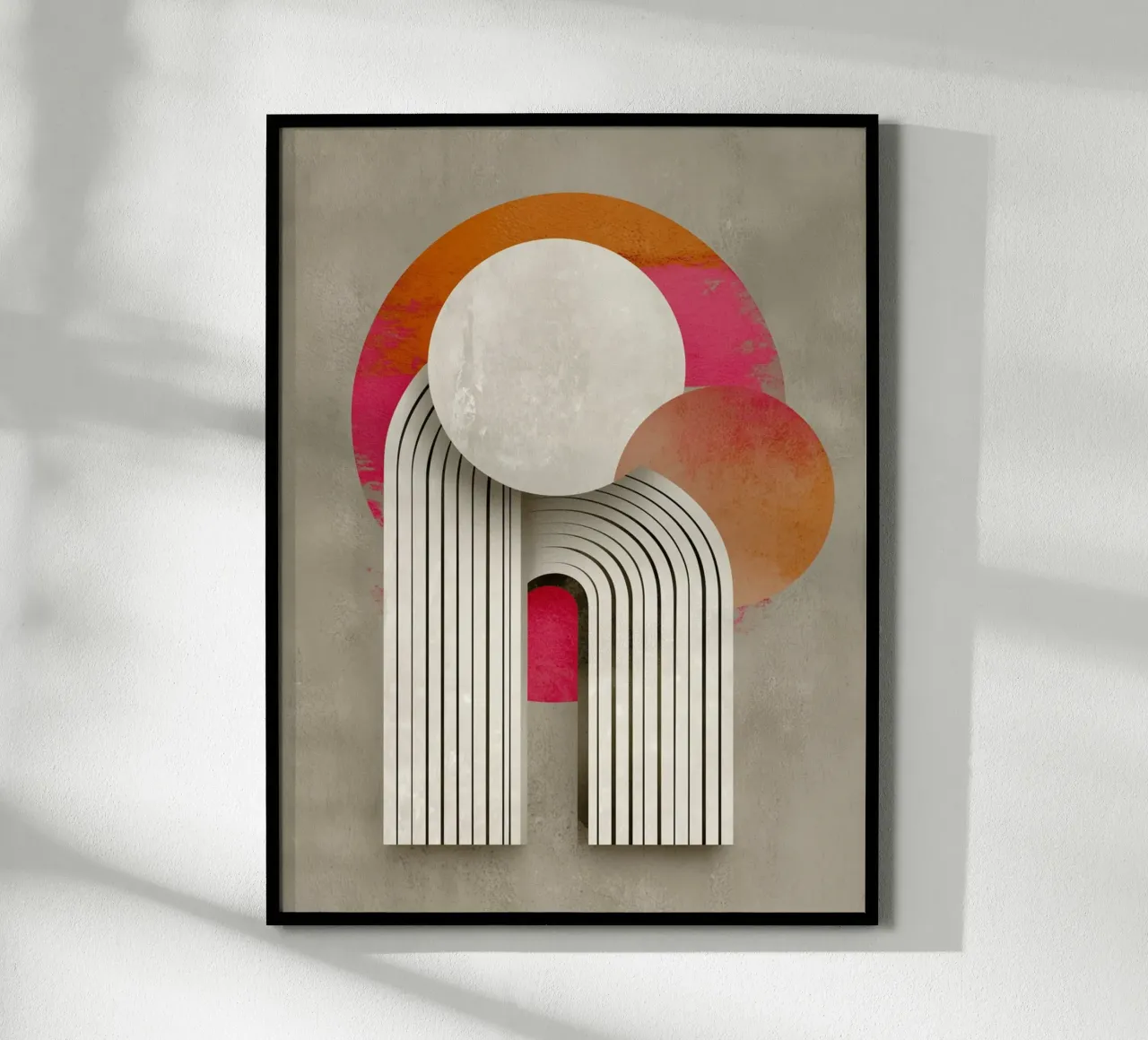 Creatieve cirkelvorming poster van Carinaprint