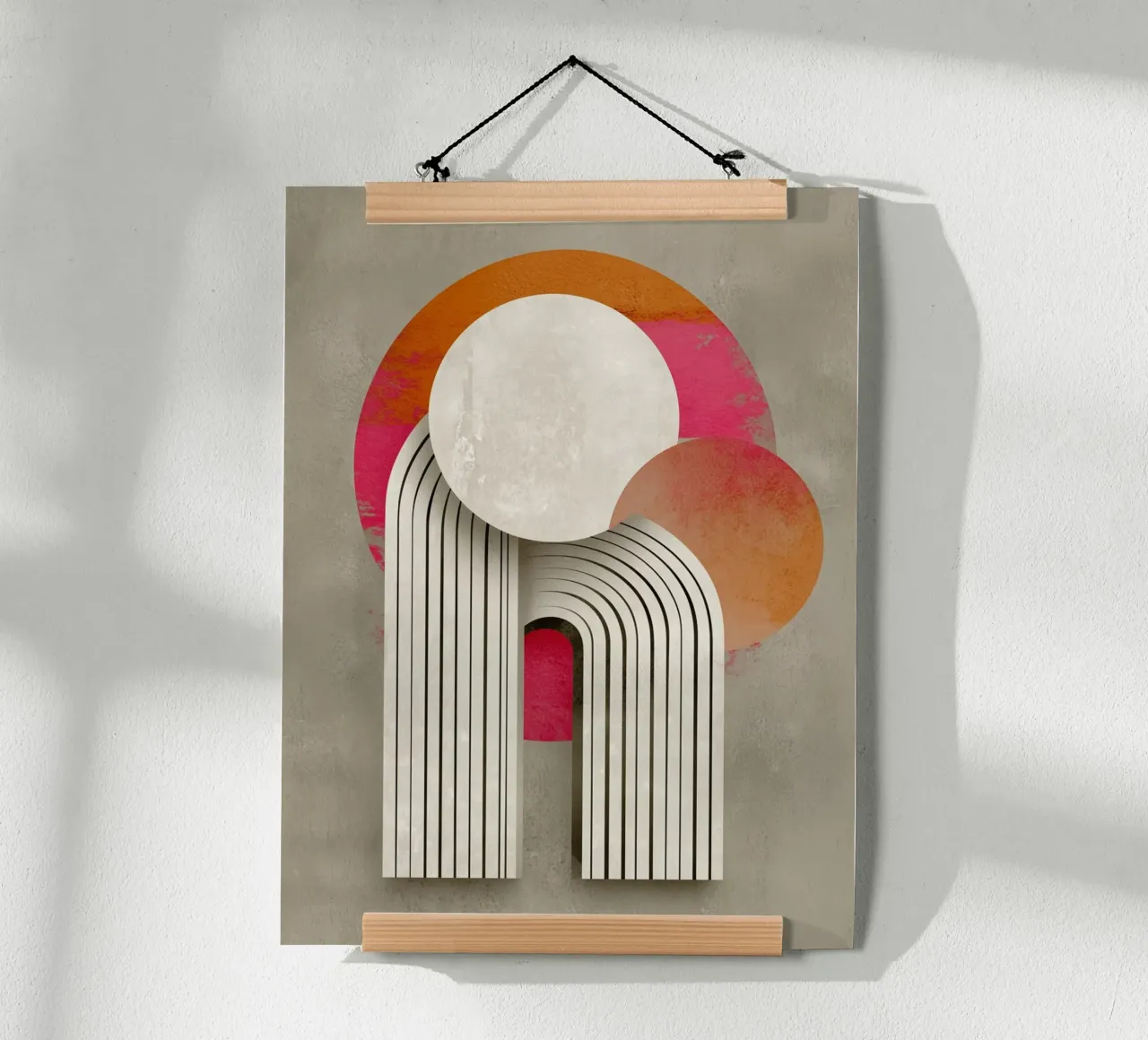 Creatieve cirkelvorming poster van Carinaprint