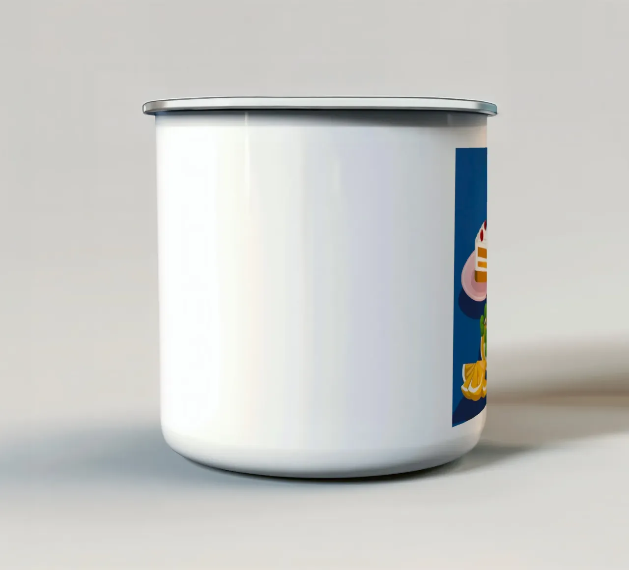 Crema spalmabile per torte decadenti tazza in smalto da Lyra Glaze
