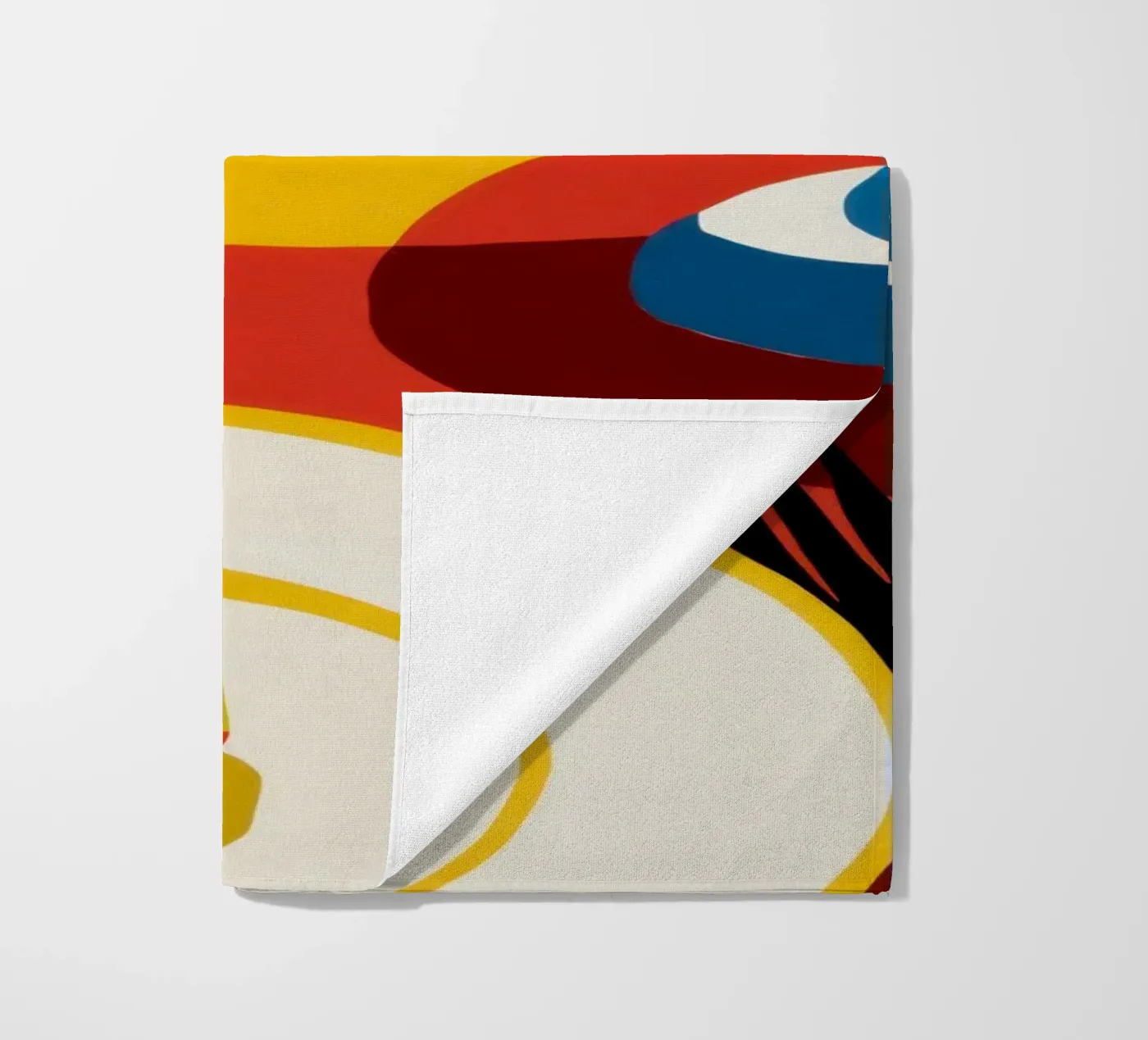 Flan and Pie strandhanddoek van Lyra Glaze