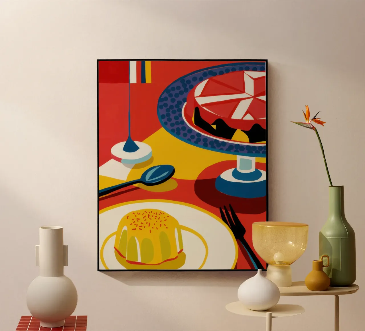 Flan e torta plexiglass da Lyra Glaze