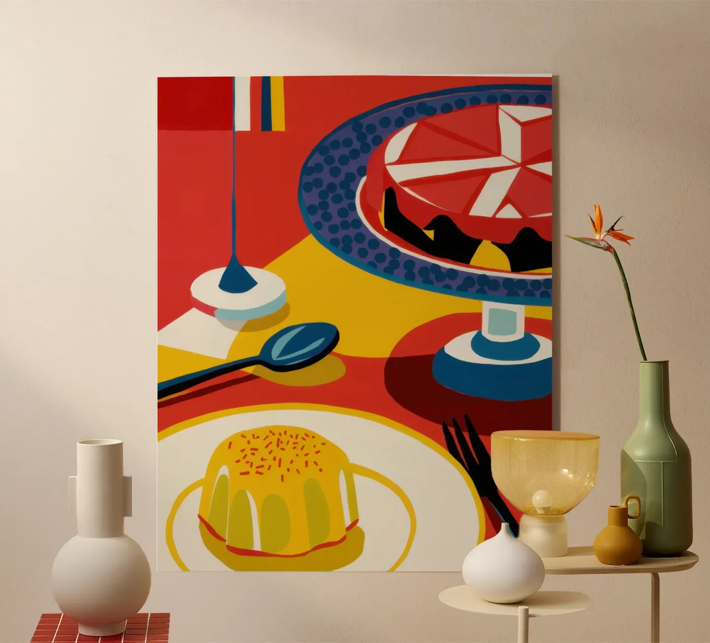 Flan e torta plexiglass da Lyra Glaze