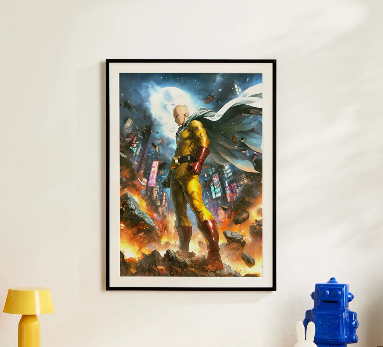 Saitama One Punch Man poster da Fleur de Lys