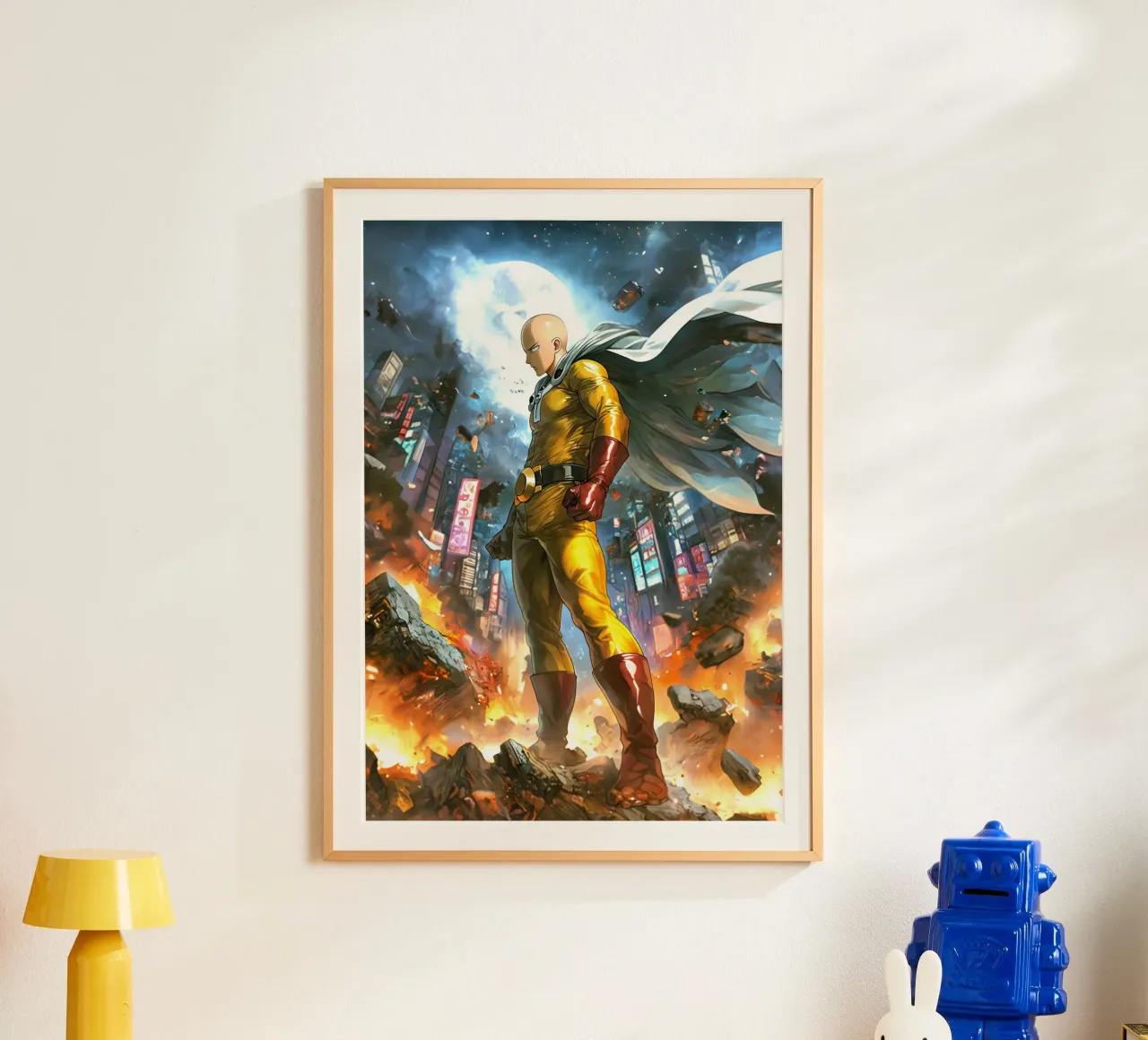 Saitama One Punch Man poster da Fleur de Lys