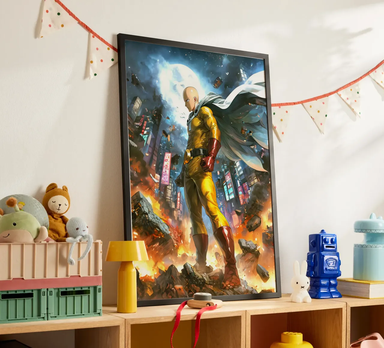 Saitama One Punch Man poster da Fleur de Lys