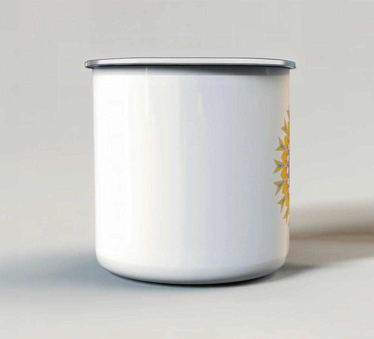 Icarus tazza in smalto da Angelo Cerantola