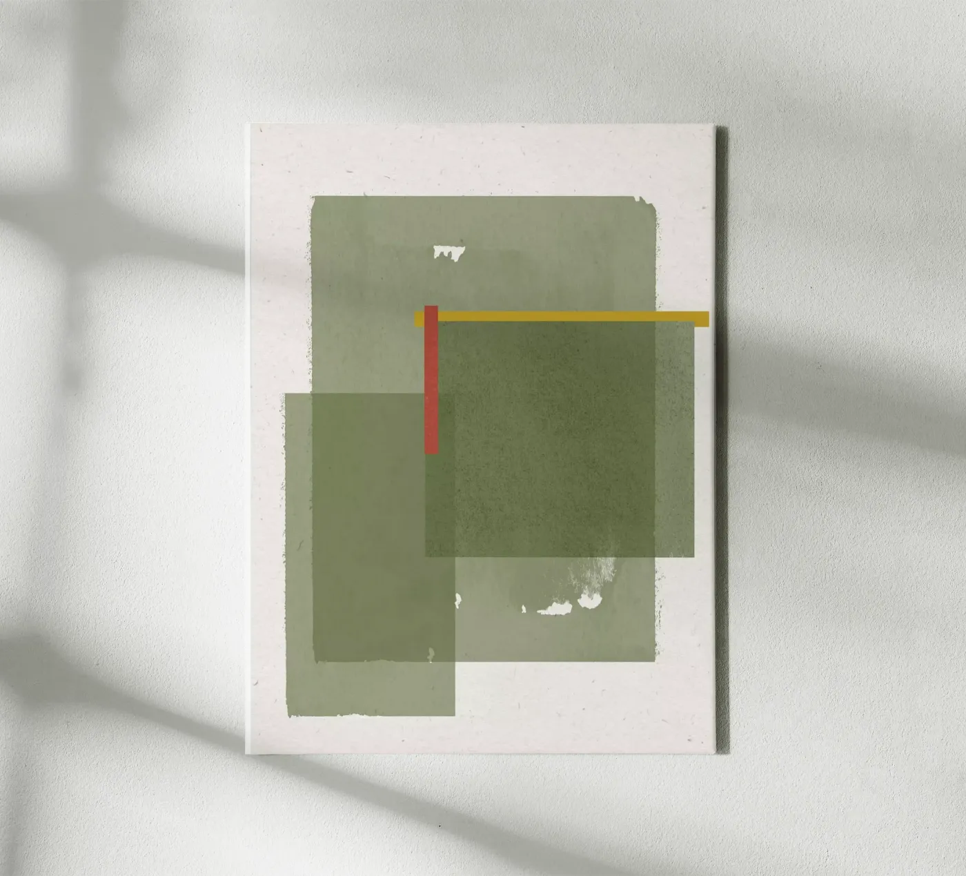 Paper Cut Pattern canvas by The Miuus Studio