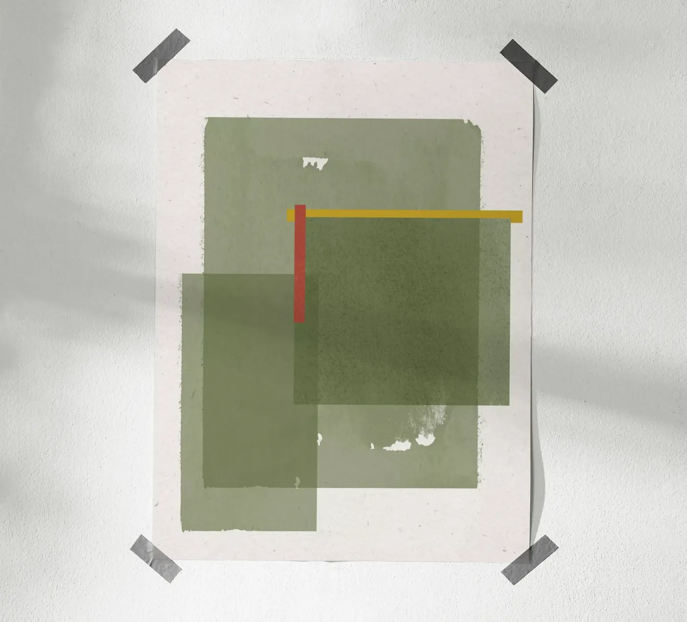 Paper Cut Pattern poster de The Miuus Studio