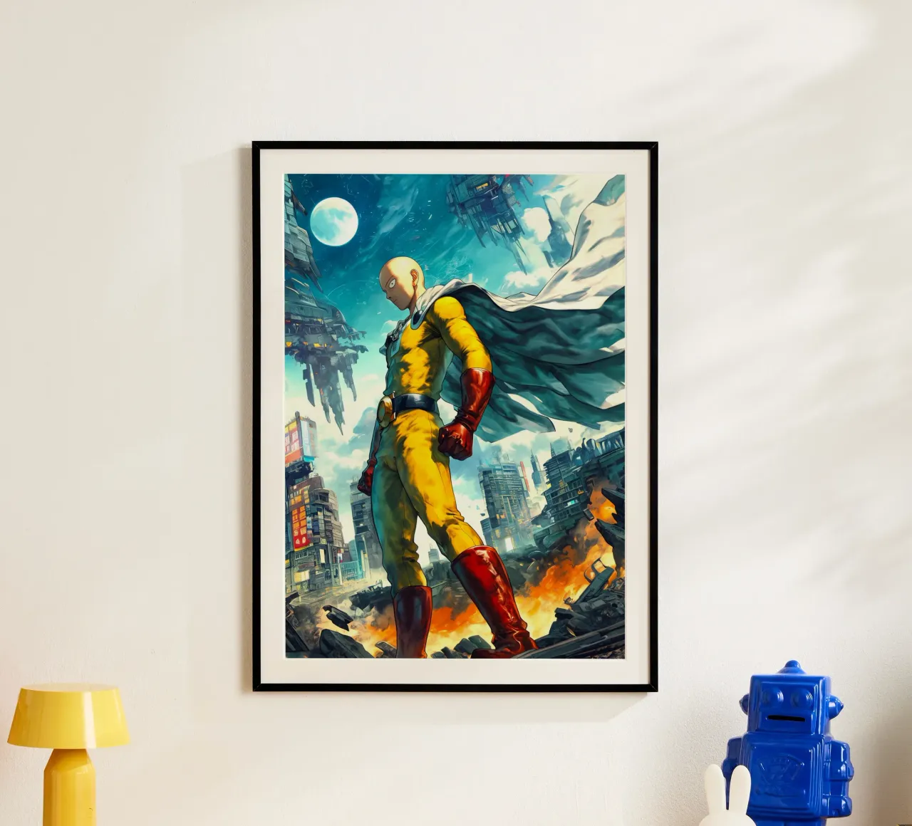 Saitama One Punch Man poster da Fleur de Lys