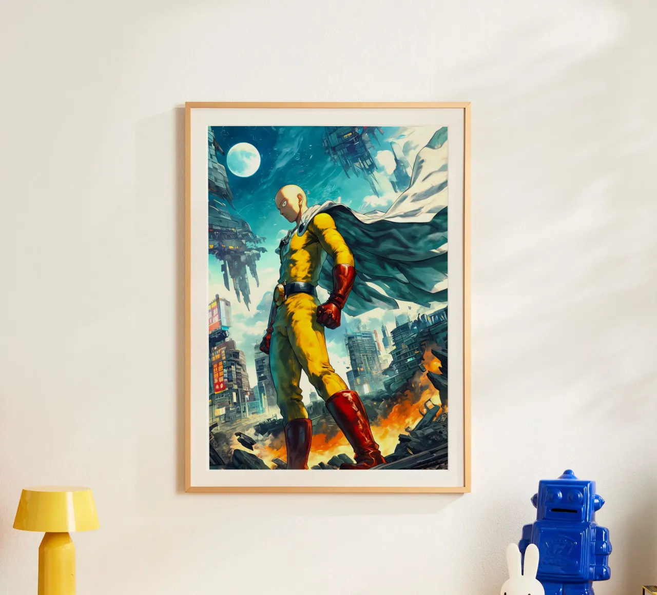 Saitama One Punch Man poster da Fleur de Lys
