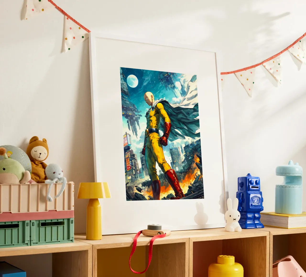 Saitama One Punch Man poster da Fleur de Lys