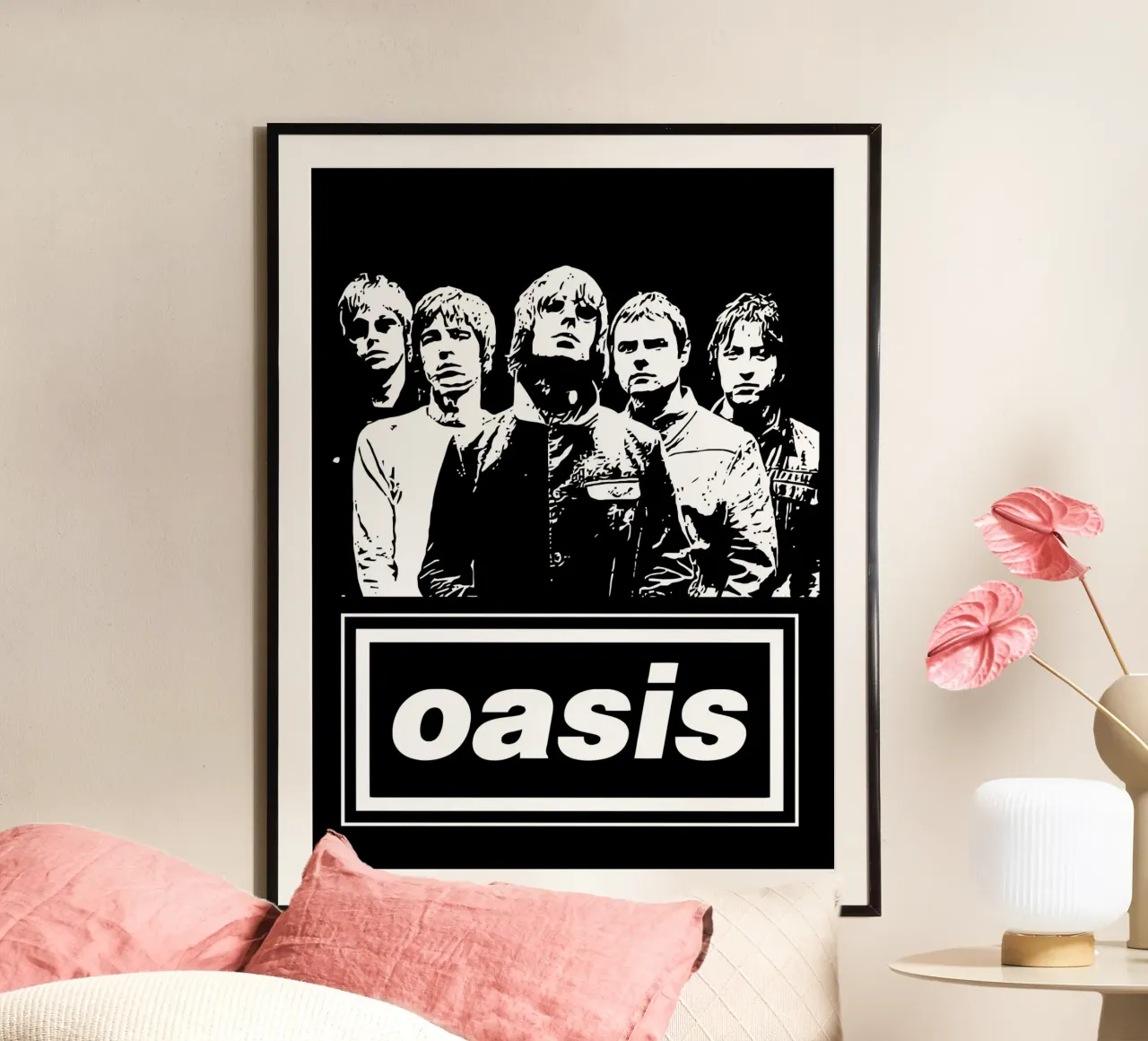 Oasis poster con telaio in alluminio da Musadad Shop