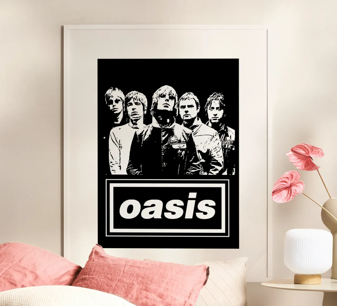 Oasis poster con telaio in alluminio da Musadad Shop