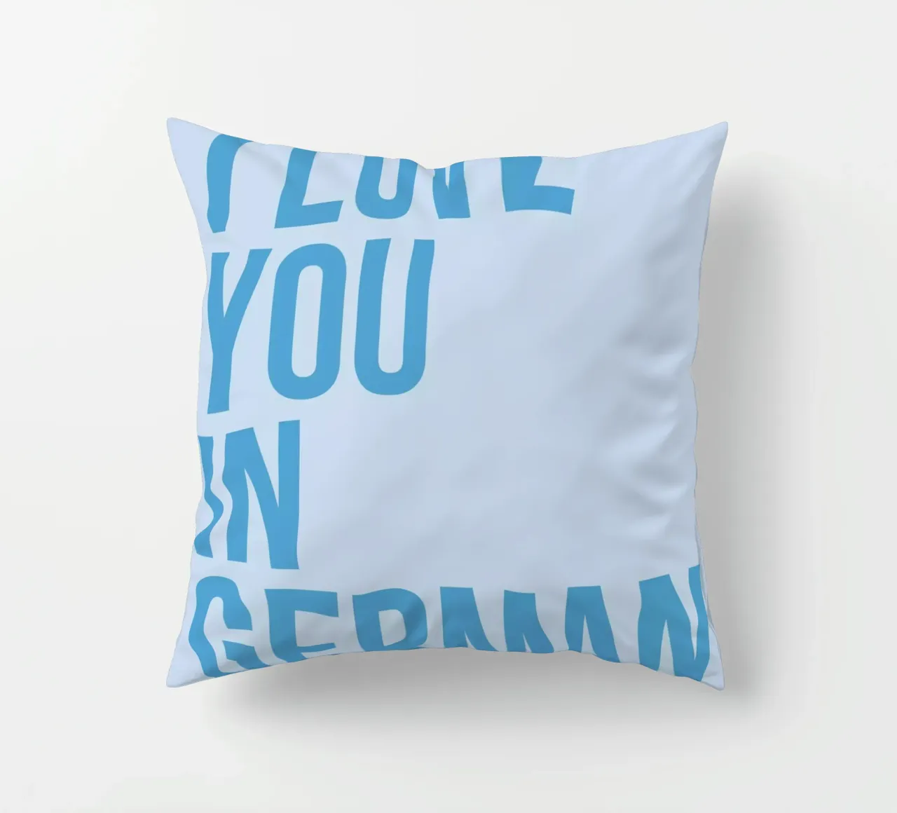 Ti amo in tedesco cuscino da fltmfrance