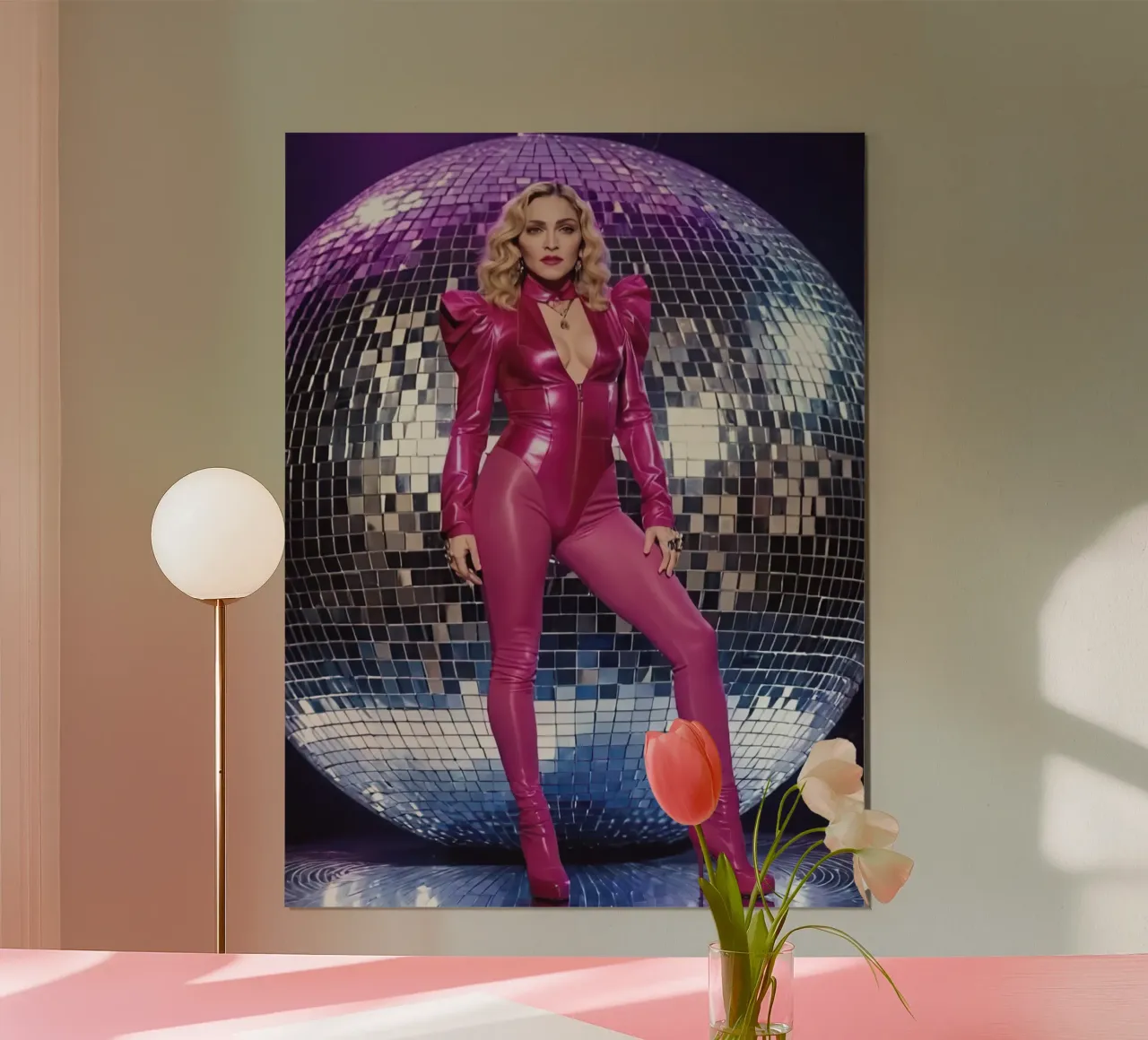 Madonna poster con telaio in alluminio da Musadad Shop