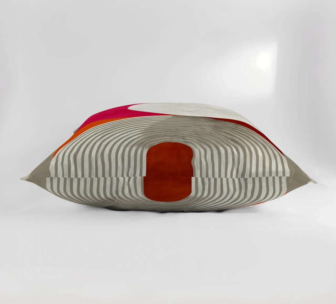 Design a cerchio simmetrico cuscino da Carinaprint