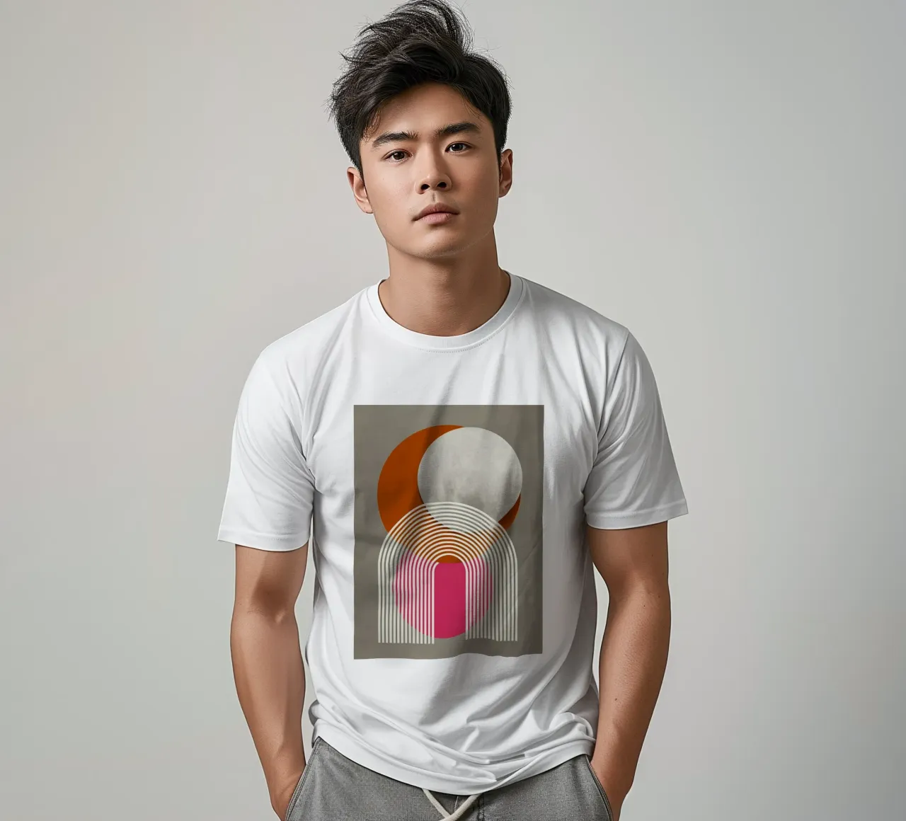 Formazione di curve futuristiche t-shirt da Carinaprint