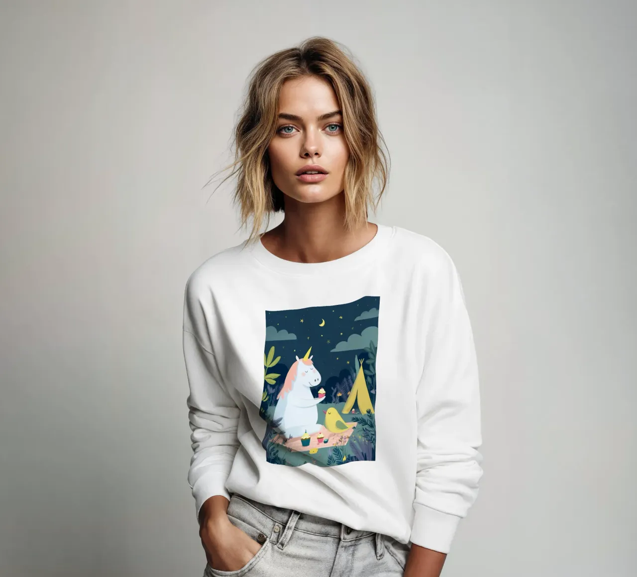 Unicorn Picnic felpa da Kiara