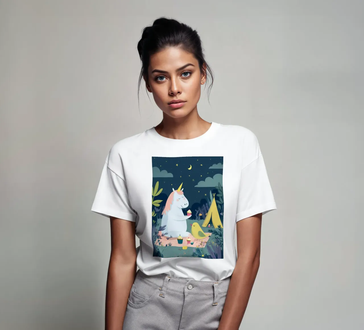 Unicorn Picnic t-shirt da Kiara