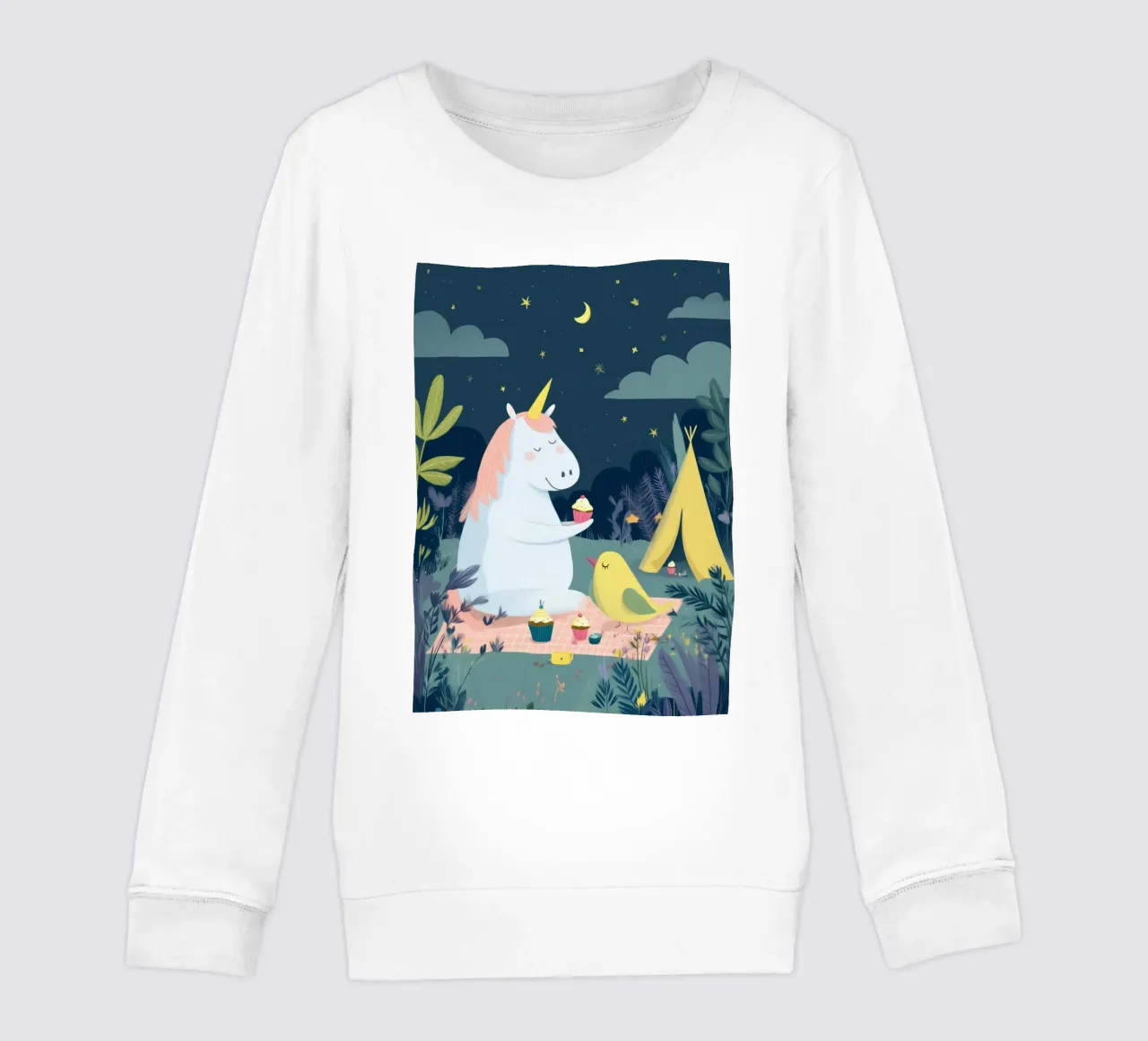 Unicorn Picnic felpa bambino da Kiara