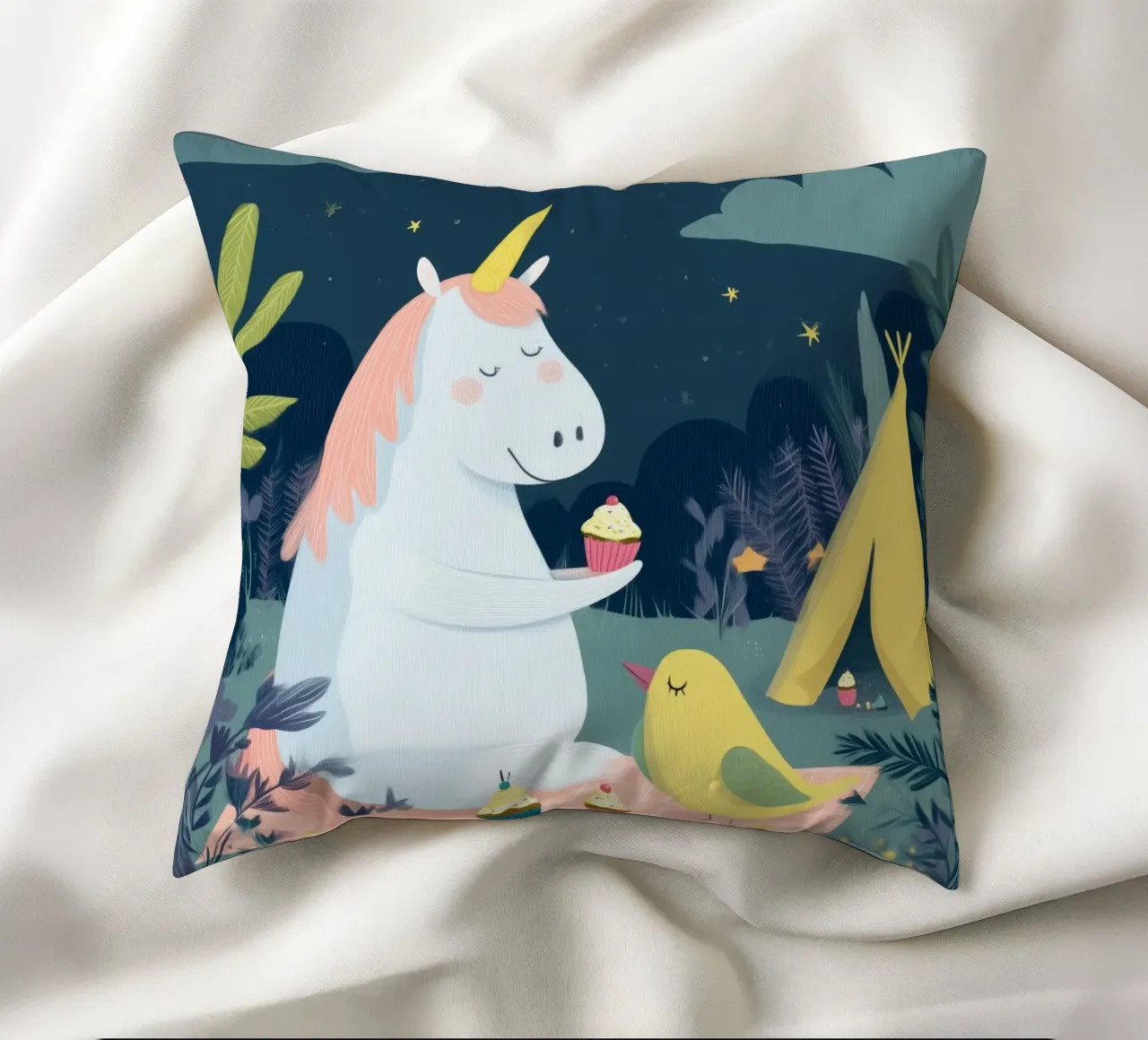 Unicorn Picnic cuscino da Kiara