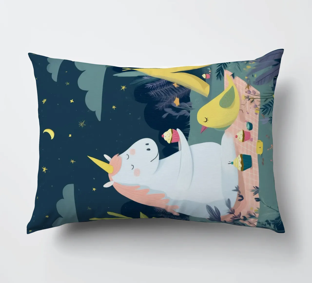 Unicorn Picnic cuscino da Kiara