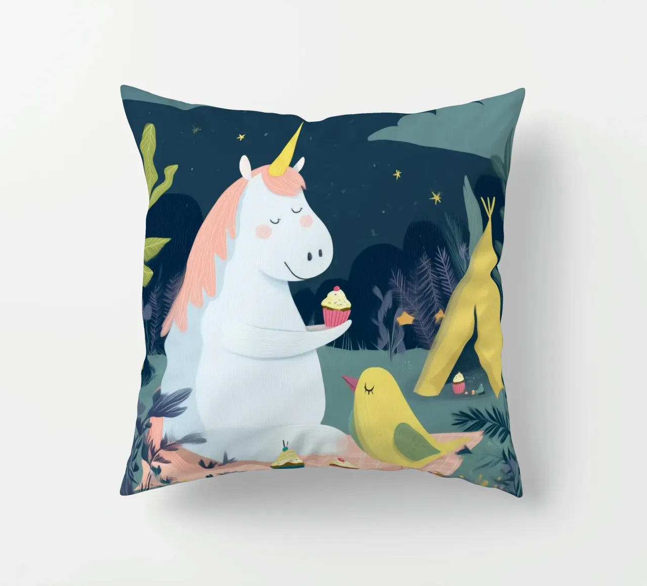 Unicorn Picnic cuscino da Kiara