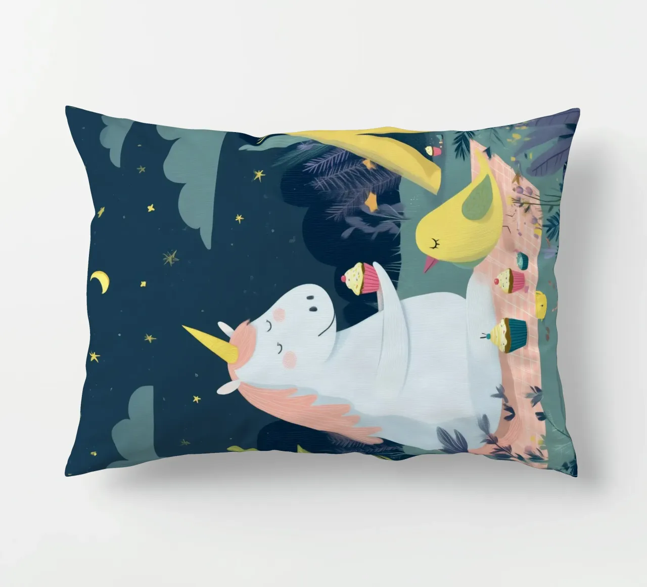 Unicorn Picnic cuscino da Kiara