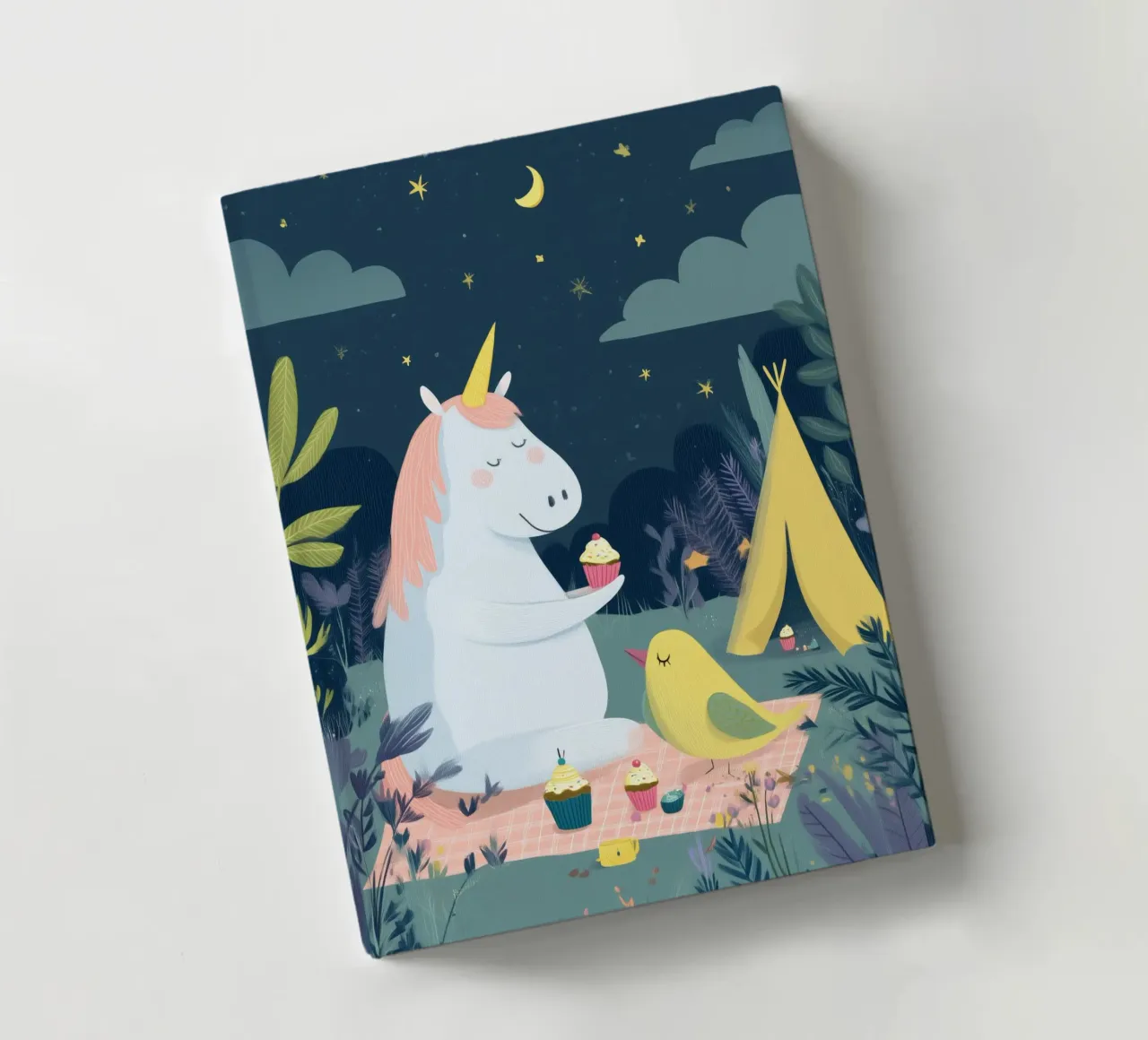 Unicorn Picnic notebook by Kiara