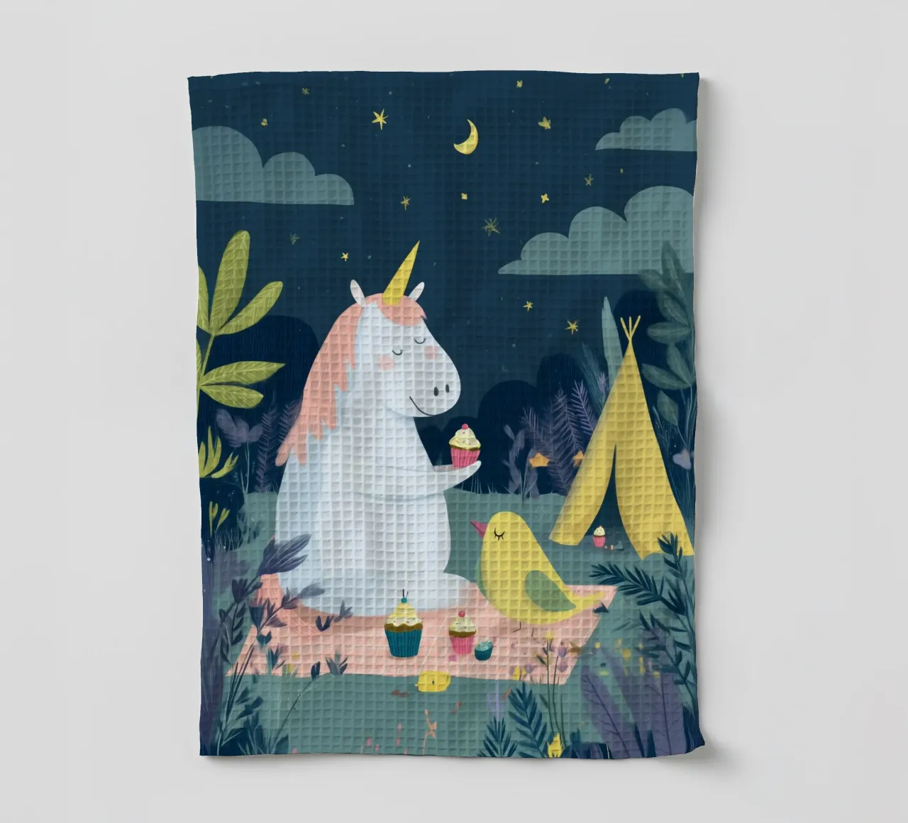 Unicorn Picnic canovaccio da cucina da Kiara