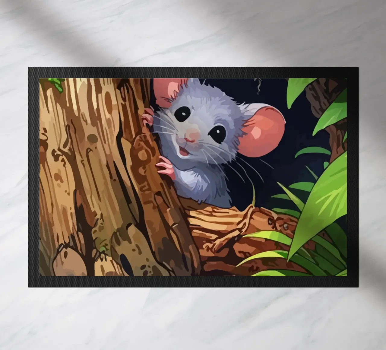 mouse behind the tree zerbino da Dumery Art