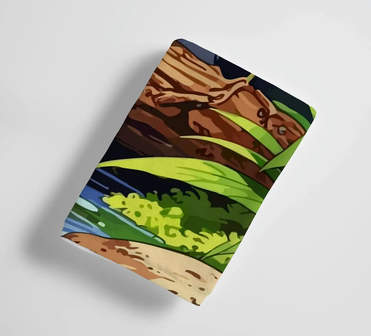 mouse behind the tree asciugamano da bagno da Dumery Art