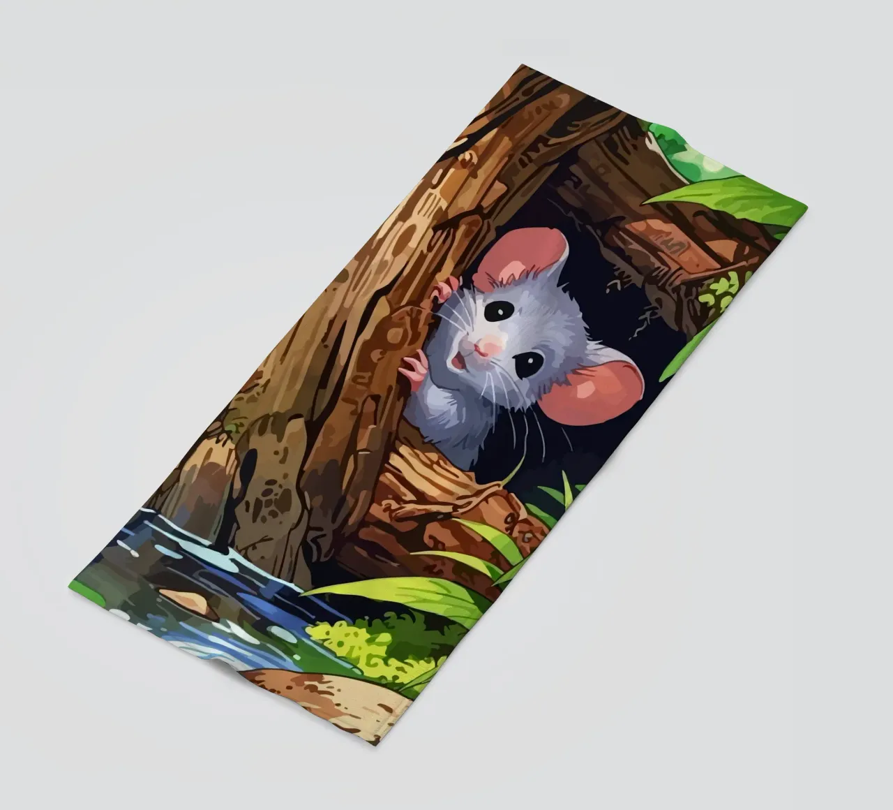 mouse behind the tree telo mare da Dumery Art