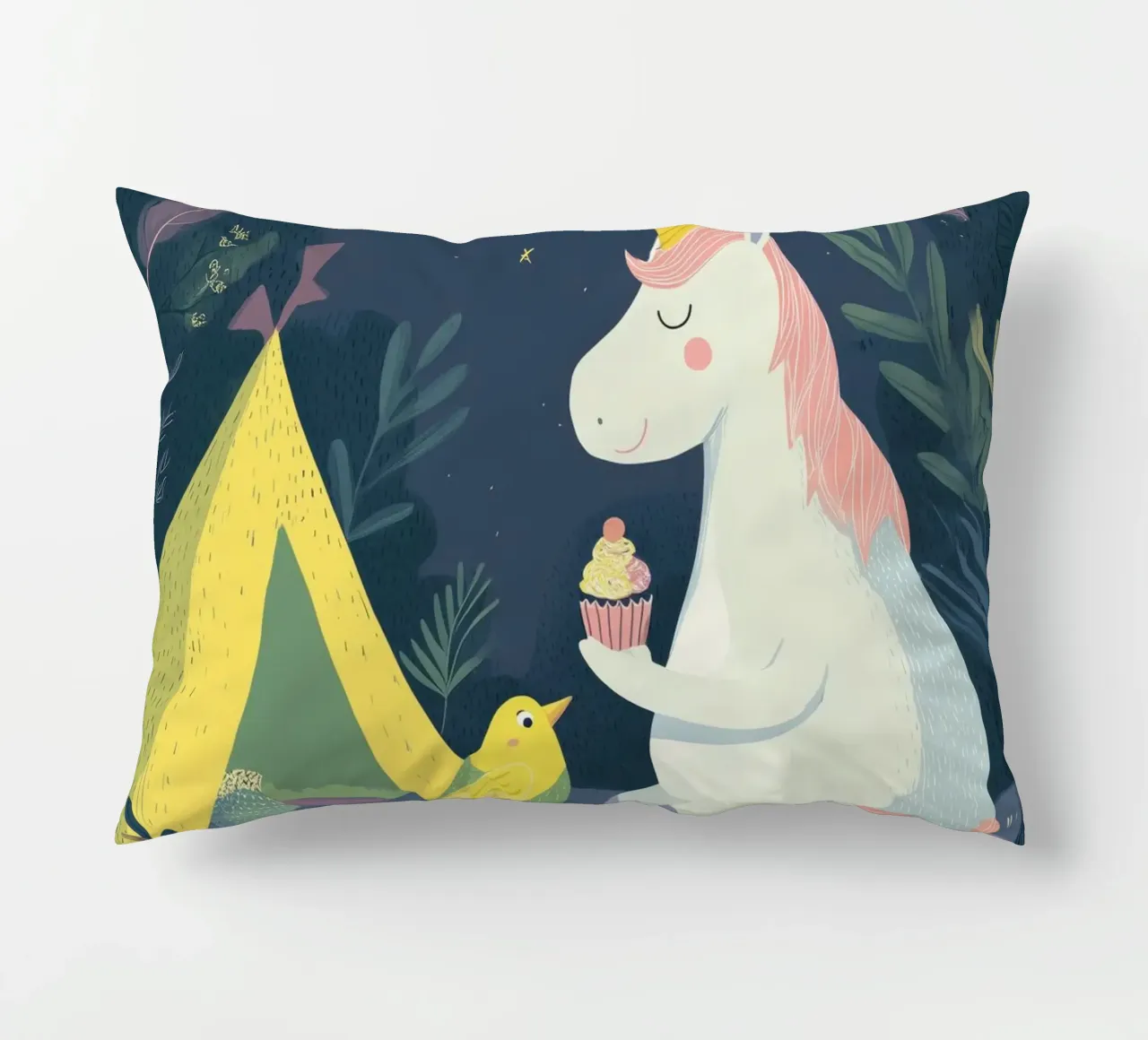 Unicorn Picnic 2 cuscino da Kiara