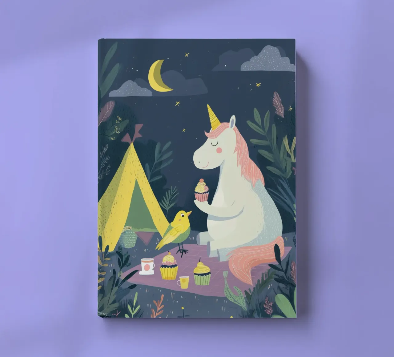 Unicorn Picnic 2 notebook by Kiara