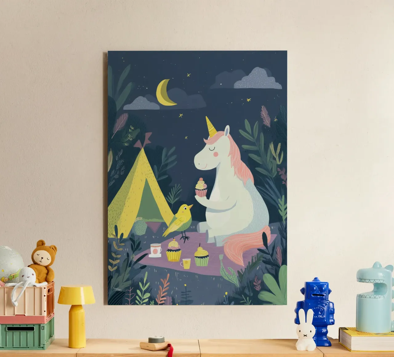 Unicorn Picnic 2 alluminio dibond da Kiara