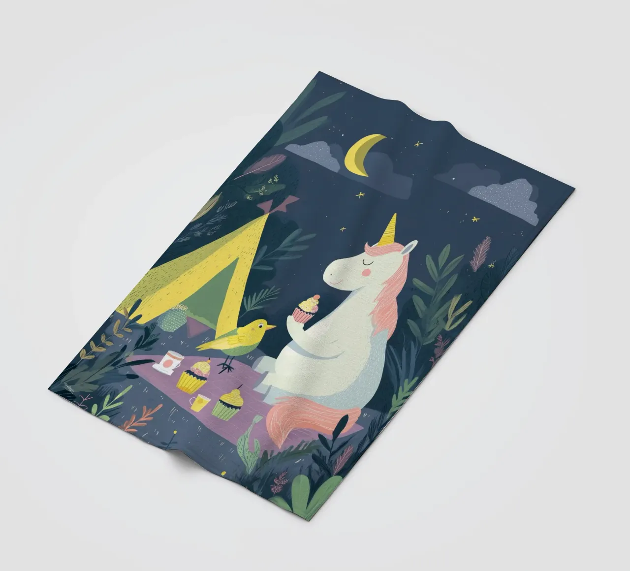 Unicorn Picnic 2 coperta in pile da Kiara